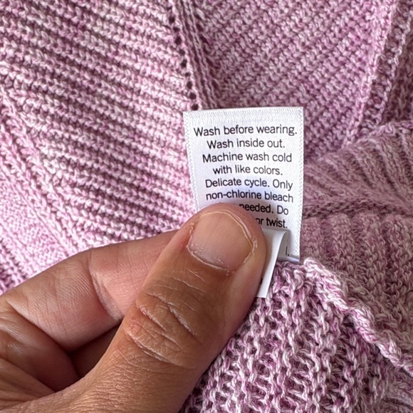 Sonoma Blush Lavender  Crew Neck Sweater - Picture 8 of 10